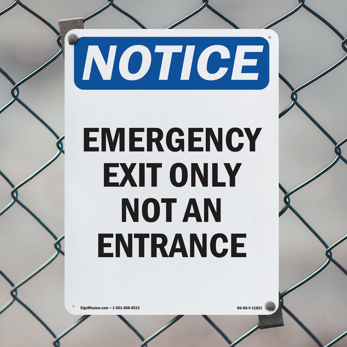 Emergency Exit Only Not An Entrance