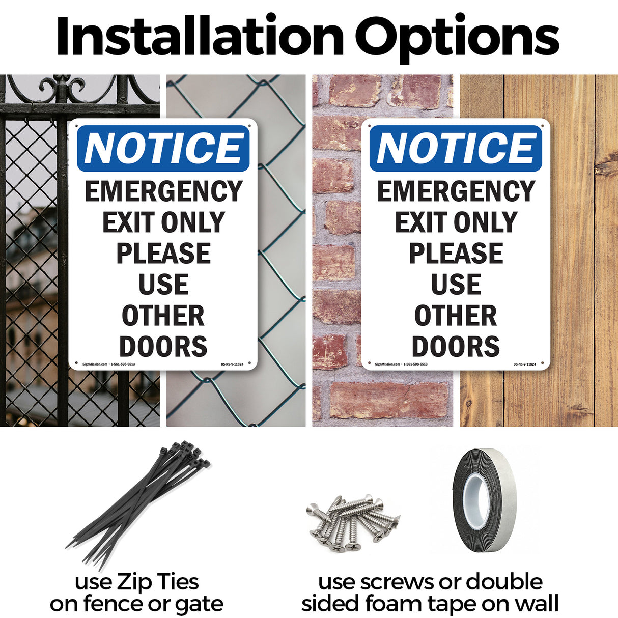 Emergency Exit Only Please Use Other Doors