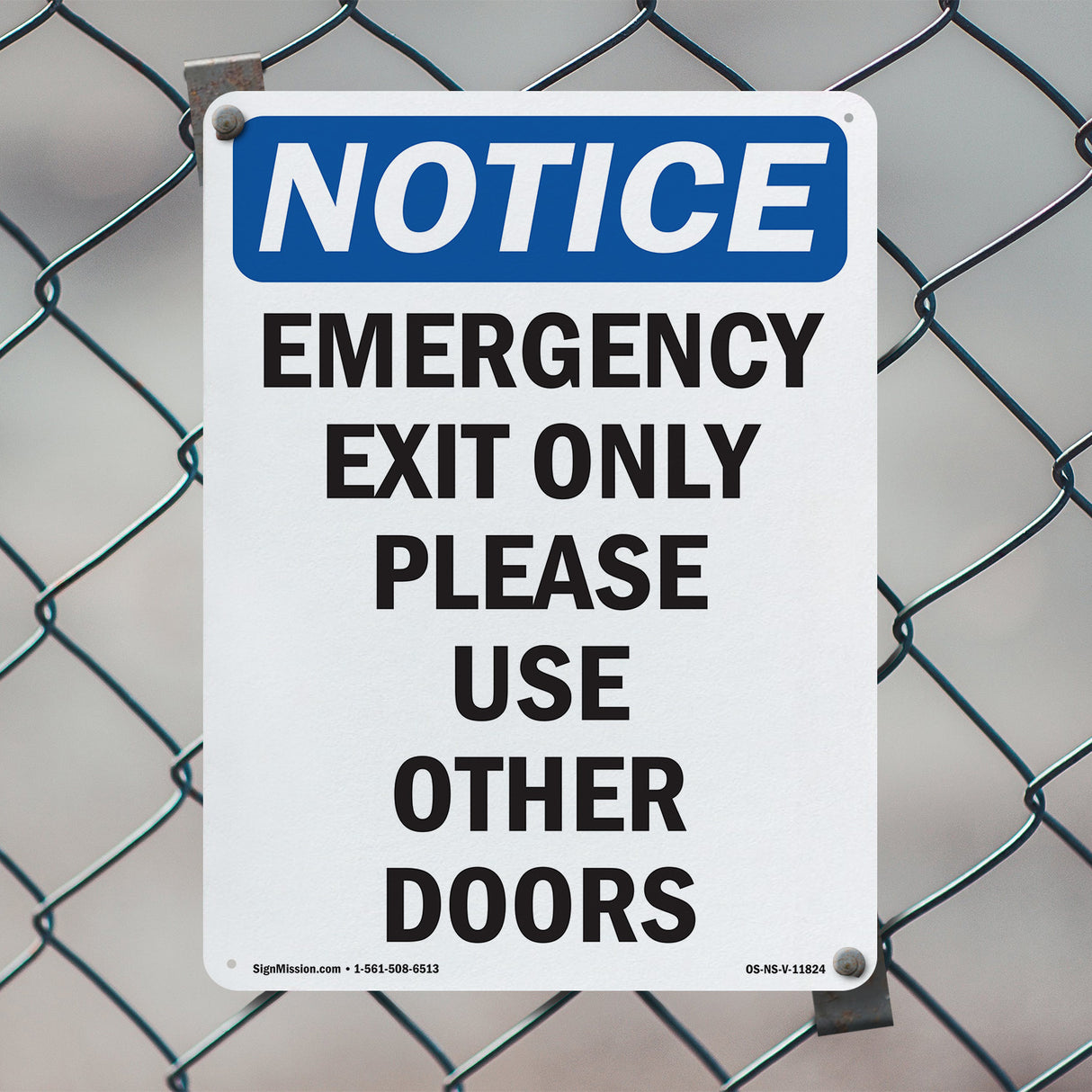 Emergency Exit Only Please Use Other Doors