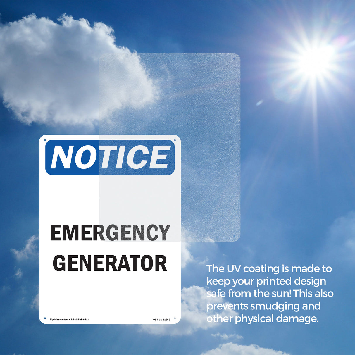 Emergency Generator Sign