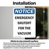 Emergency Shutoff For The Vacuum