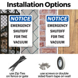 Emergency Shutoff For The Vacuum