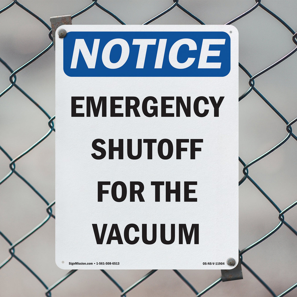 Emergency Shutoff For The Vacuum