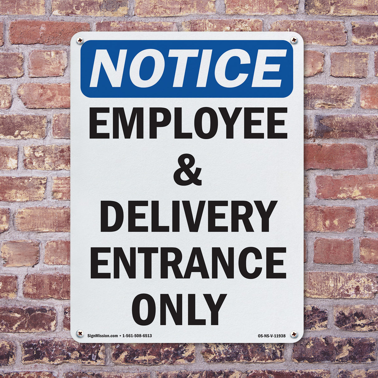 Employee And Delivery Entrance Only