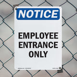 Employee Entrance Only