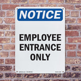 Employee Entrance Only
