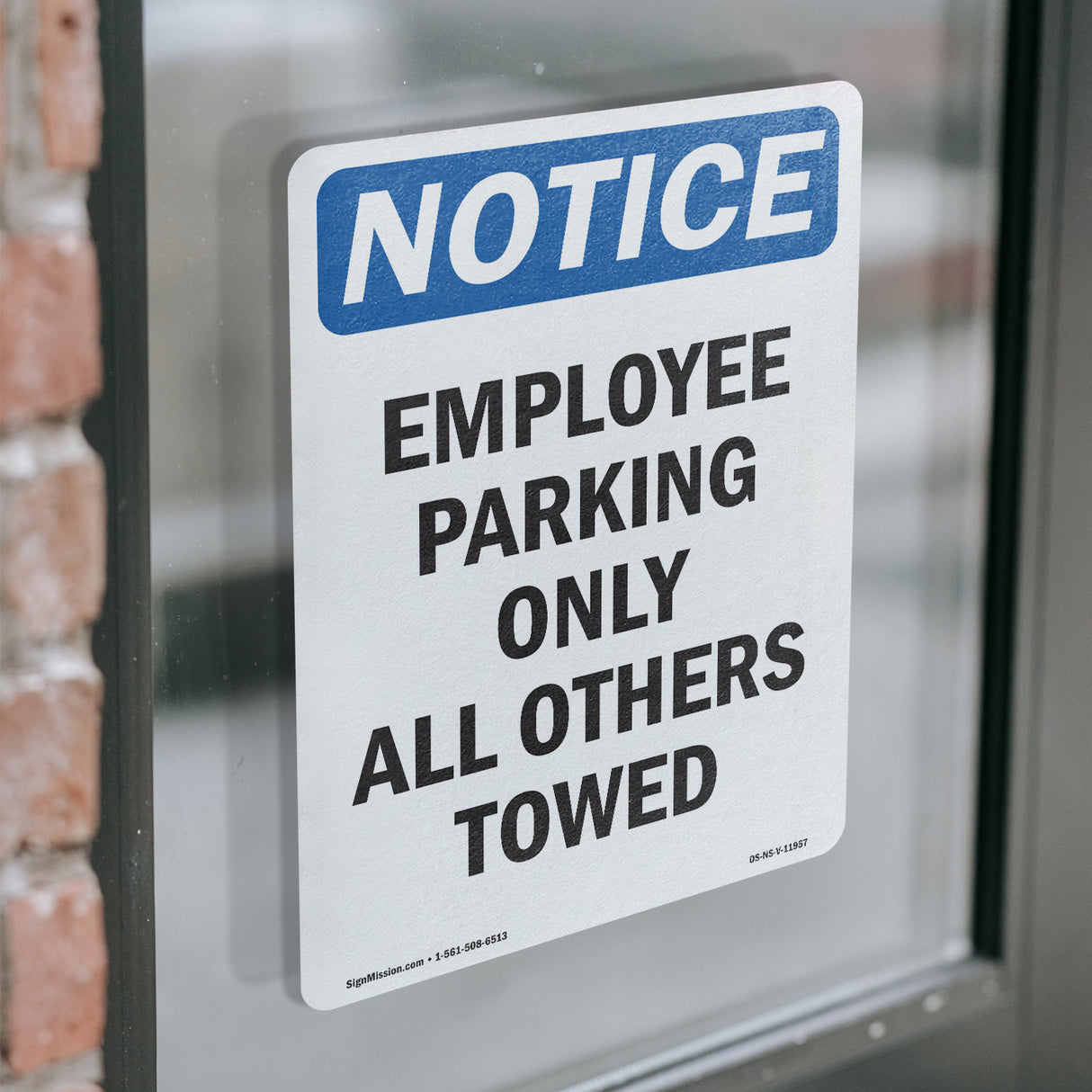 Employee Parking Only All Others Towed