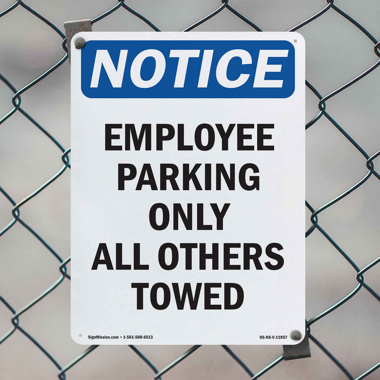 Employee Parking Only All Others Towed