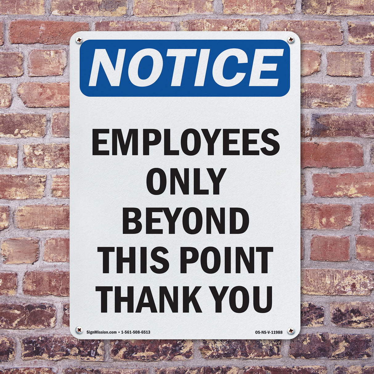 Employees Only Beyond This Point Thank You