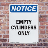 Empty Cylinders Only