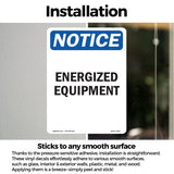 Energized Equipment Sign