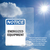Energized Equipment Sign