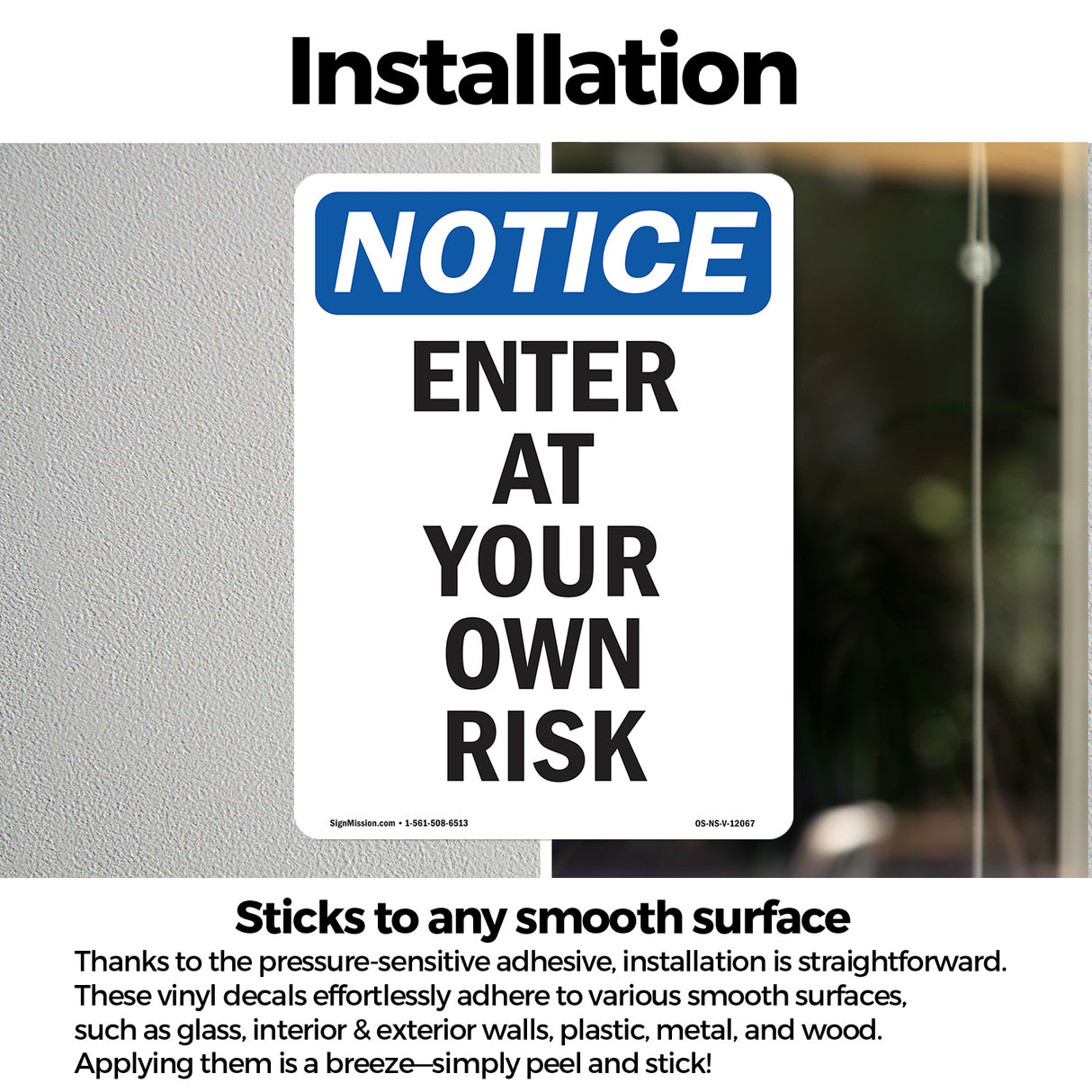 Enter At Your Own Risk