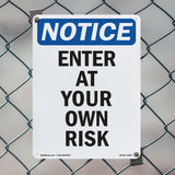 Enter At Your Own Risk