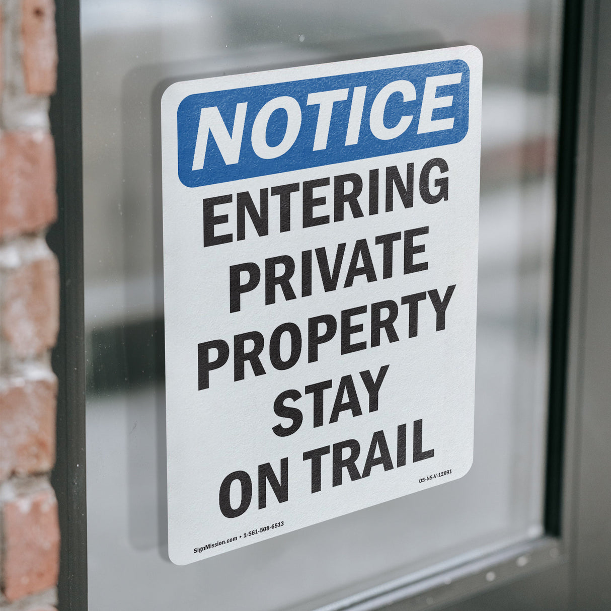 Entering Private Property Stay On Trail