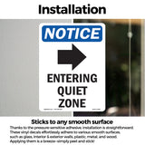 Entering Quiet Zone [Right Arrow]