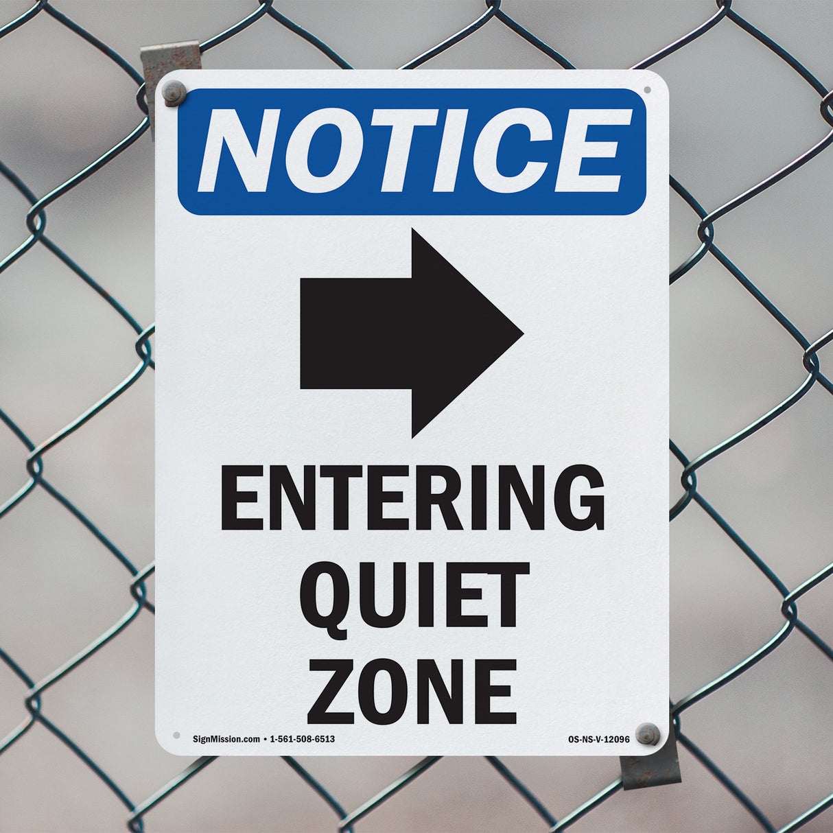 Entering Quiet Zone [Right Arrow]