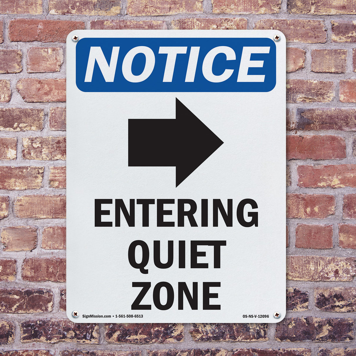 Entering Quiet Zone [Right Arrow]