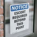 Escort Required Beyond This Point