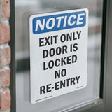 Exit Only Door Is Locked No Re-Entry