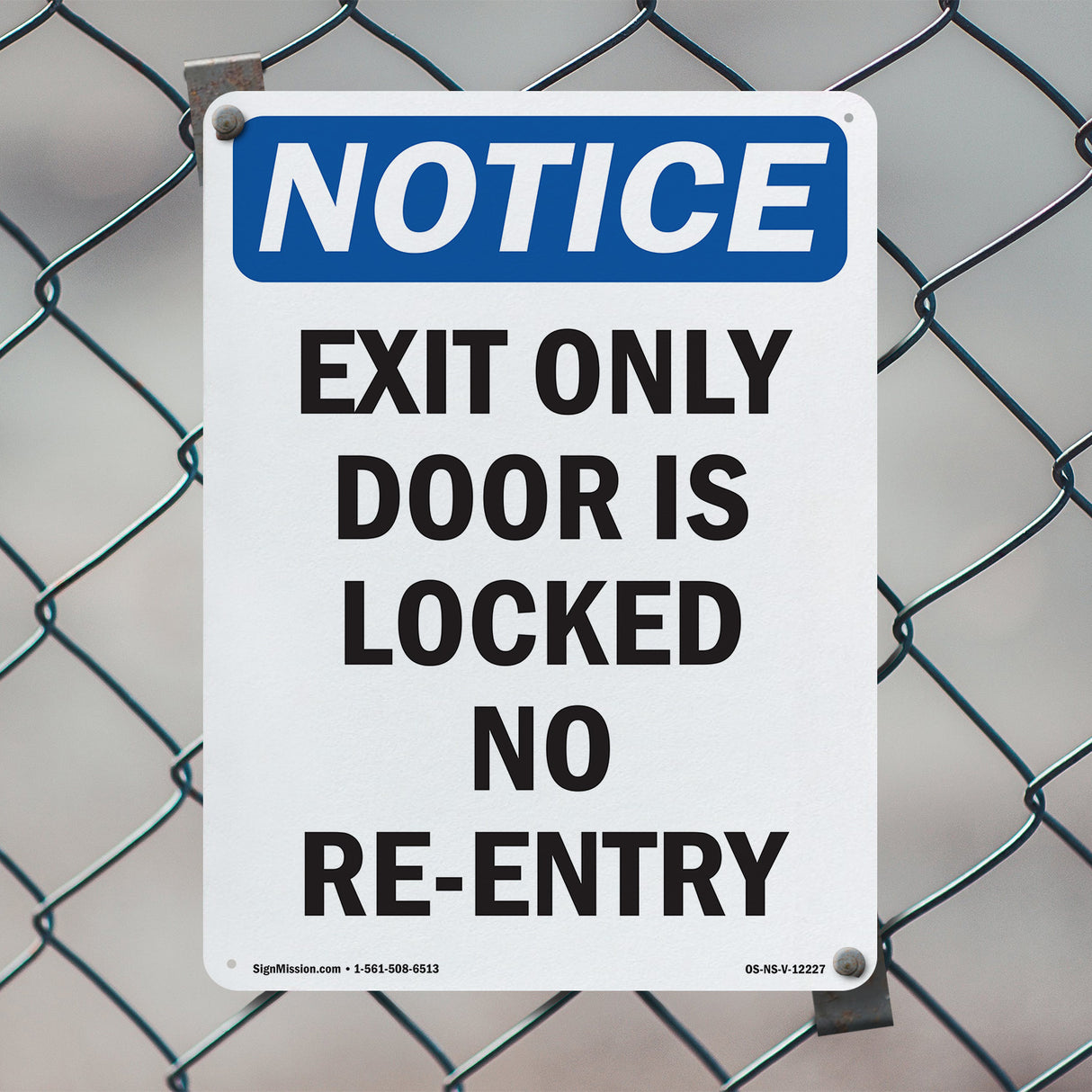 Exit Only Door Is Locked No Re-Entry