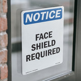 Face Shield Required Sign