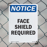 Face Shield Required Sign