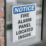 Fire Alarm Panel Located Inside