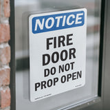 Fire Door Do Not Prop Open Sign