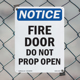 Fire Door Do Not Prop Open Sign