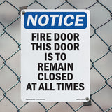 Fire Door This Door Is To Remain Closed