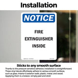 Fire Extinguisher Inside Sign