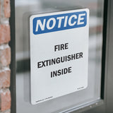 Fire Extinguisher Inside Sign