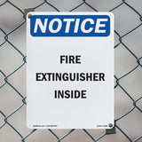 Fire Extinguisher Inside Sign