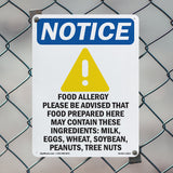 Food Allergy Notice Please Be