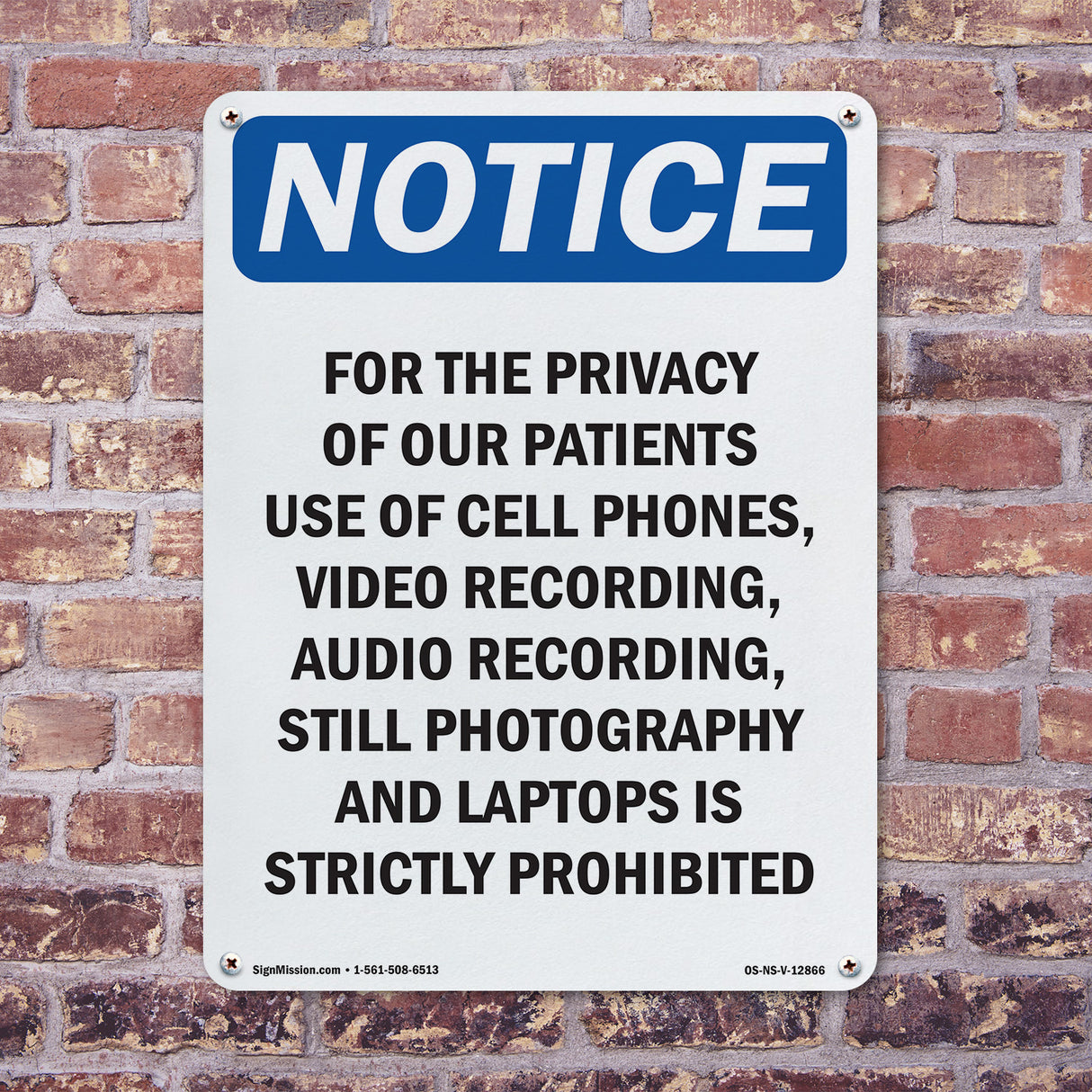 For The Privacy Of Our Patients