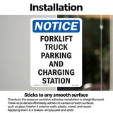 Fork Truck Parking And Charging Station
