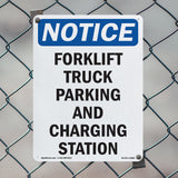 Fork Truck Parking And Charging Station