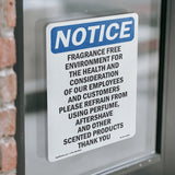 Fragrance Free Environment For