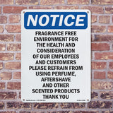 Fragrance Free Environment For