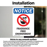 Fragrance Free Environment