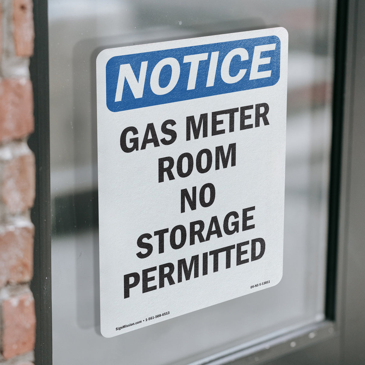 Gas Meter Room No Storage Permitted