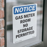 Gas Meter Room No Storage Permitted