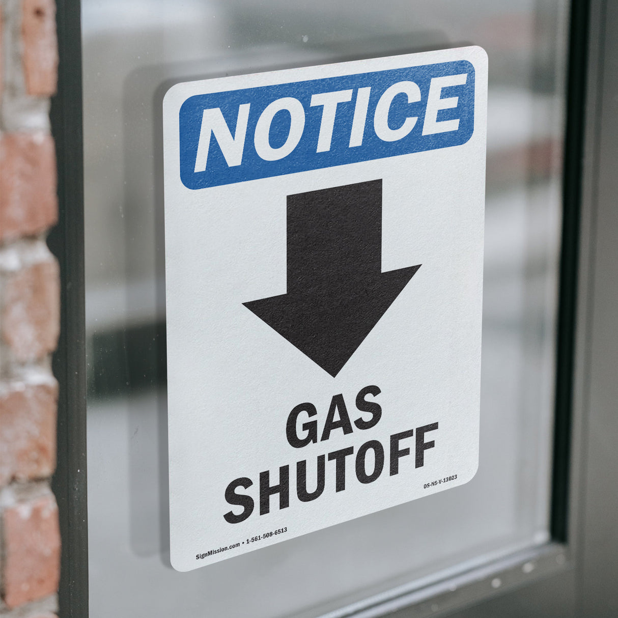 Gas Shutoff [Down Arrow]