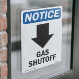 Gas Shutoff [Down Arrow]