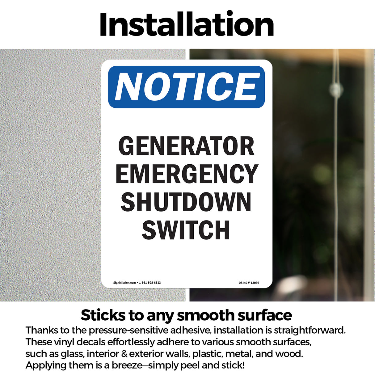 Generator Emergency Shutdown Switch