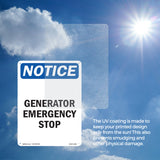 Generator Emergency Stop