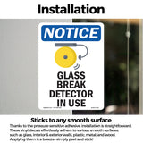 Glass Break Detector In Use