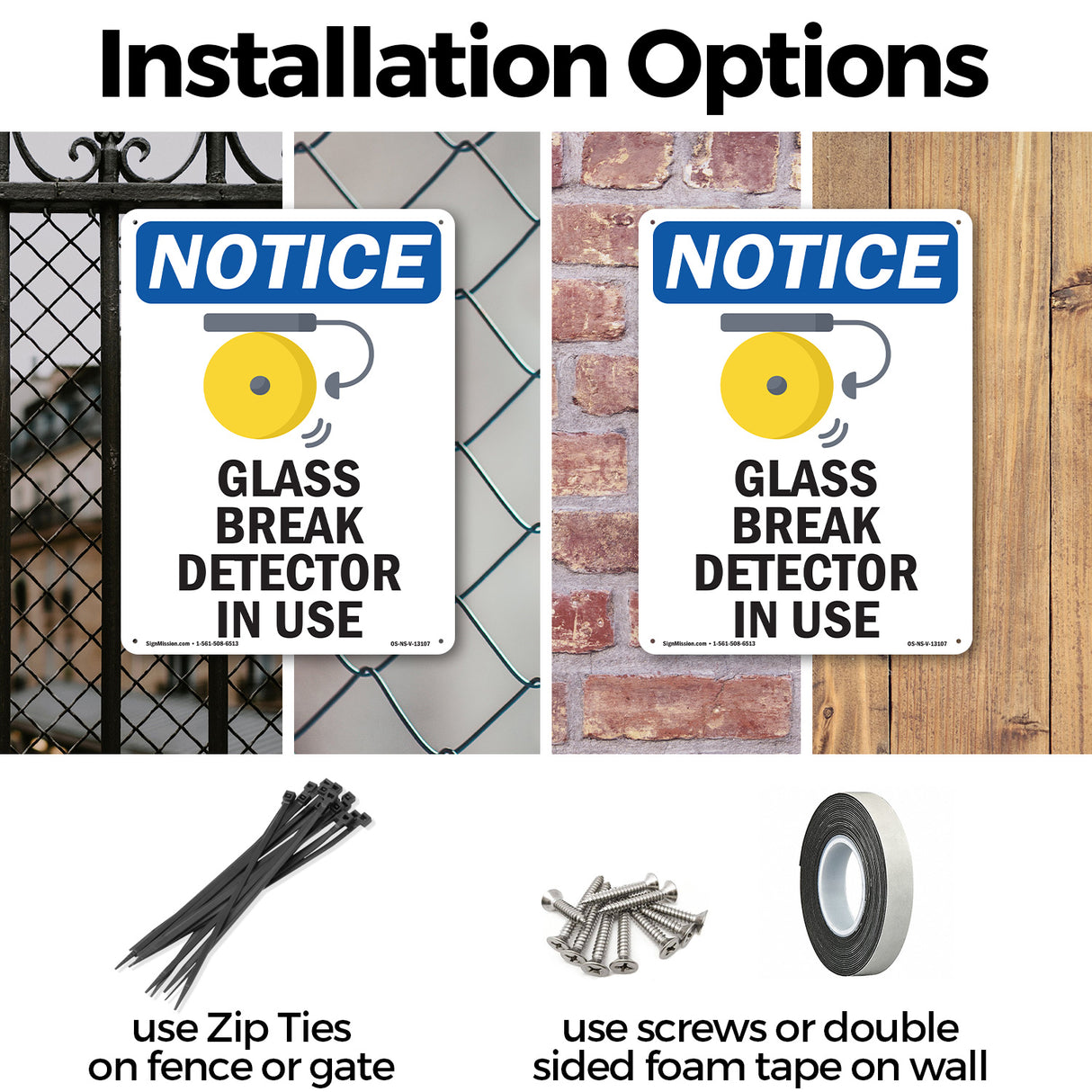 Glass Break Detector In Use