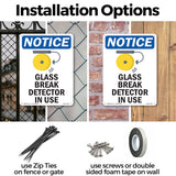 Glass Break Detector In Use